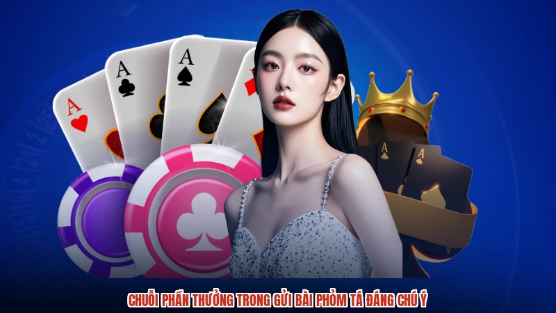 Chuỗi phần thưởng trong gửi bài phỏm tá đáng chú ý