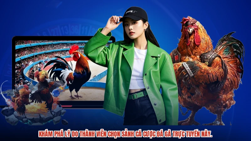 Khám phá lý do thành viên chọn sảnh cá cược đá gà trực tuyến này.